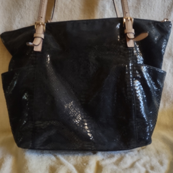 Michael Kors Snake Embossed Shoulder Bag - Picture 7 of 15